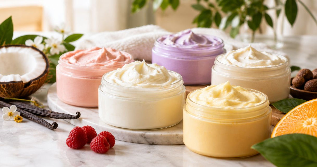 Whipped body butters ranked by scent strength in 2026