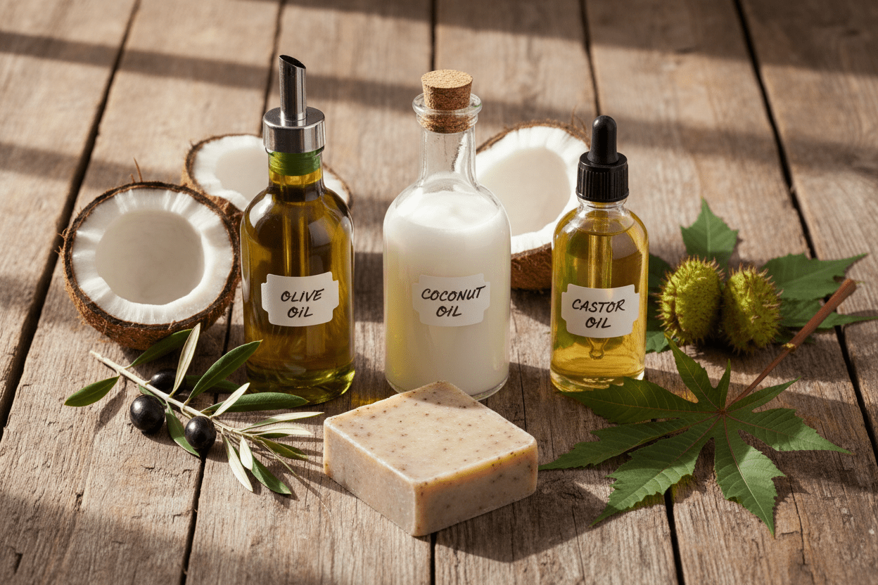 The Ultimate Guide to Soap Making Oils: Why I Keep It Simple With Coconut, Olive, and Castor Oil - Pleasanthill Products