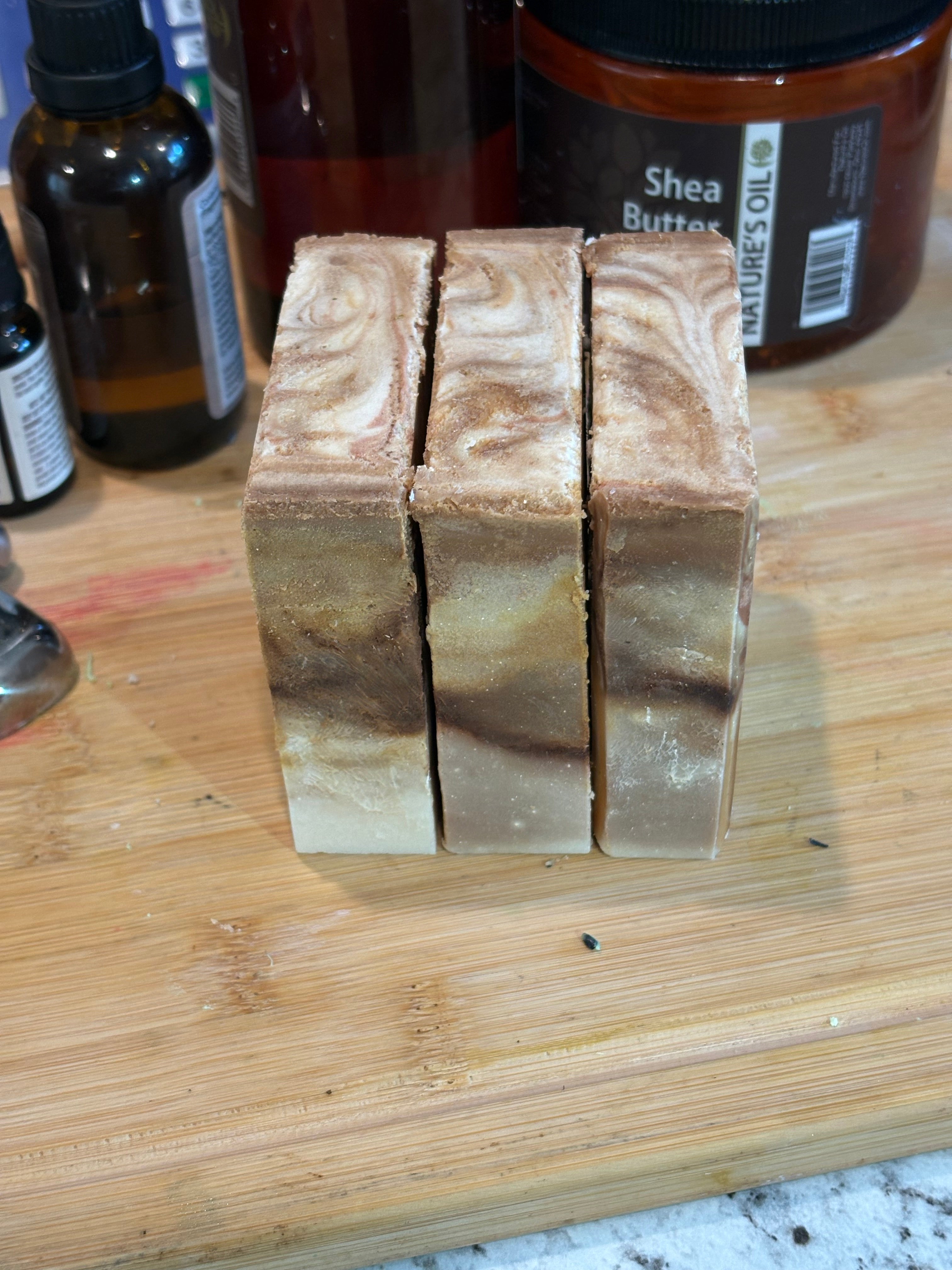 Caramel Cake Walk Artisan Soap Bar | Maple Cream Scent
