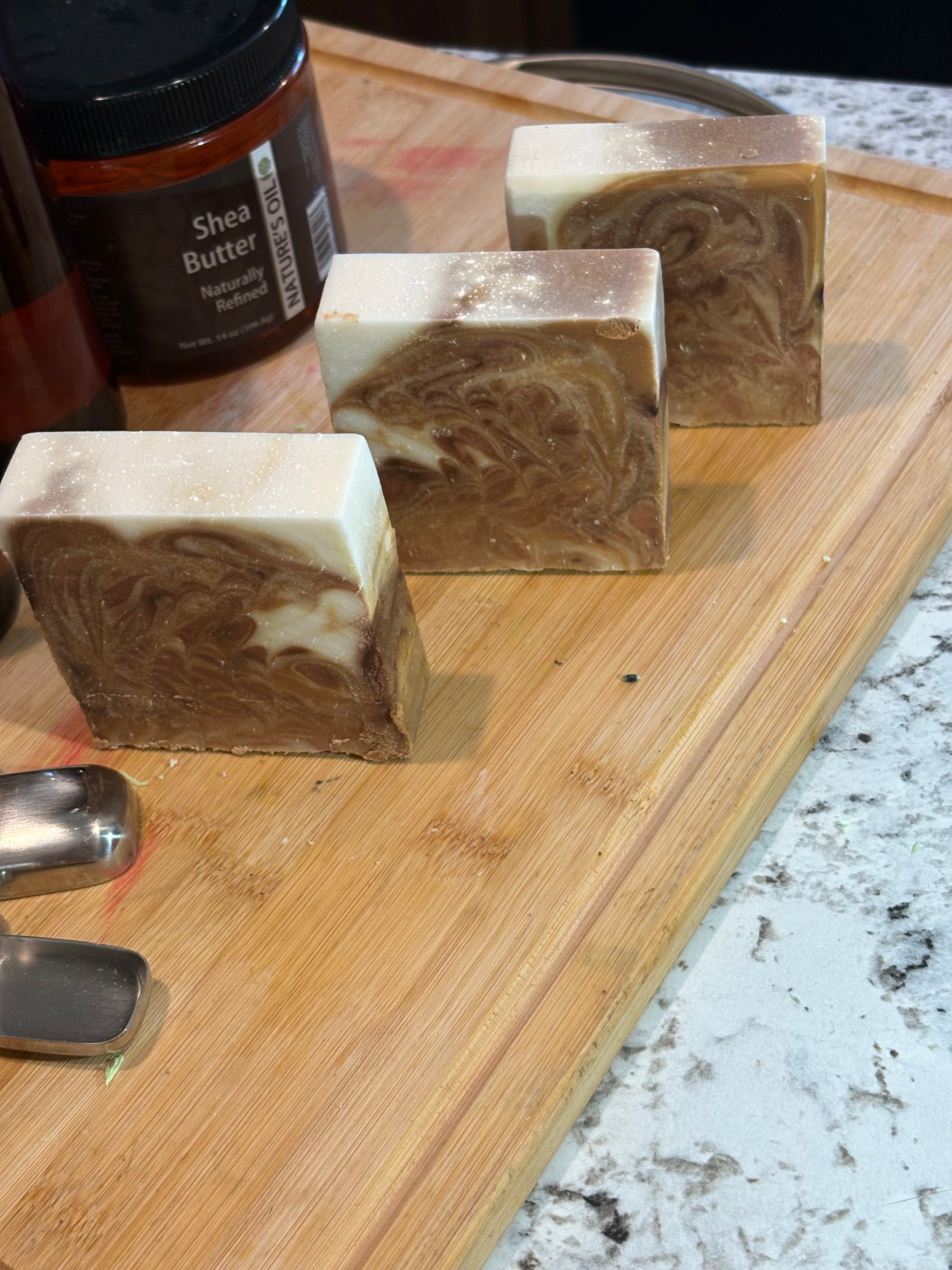 Caramel Cake Walk Artisan Soap Bar | Maple Cream Scent