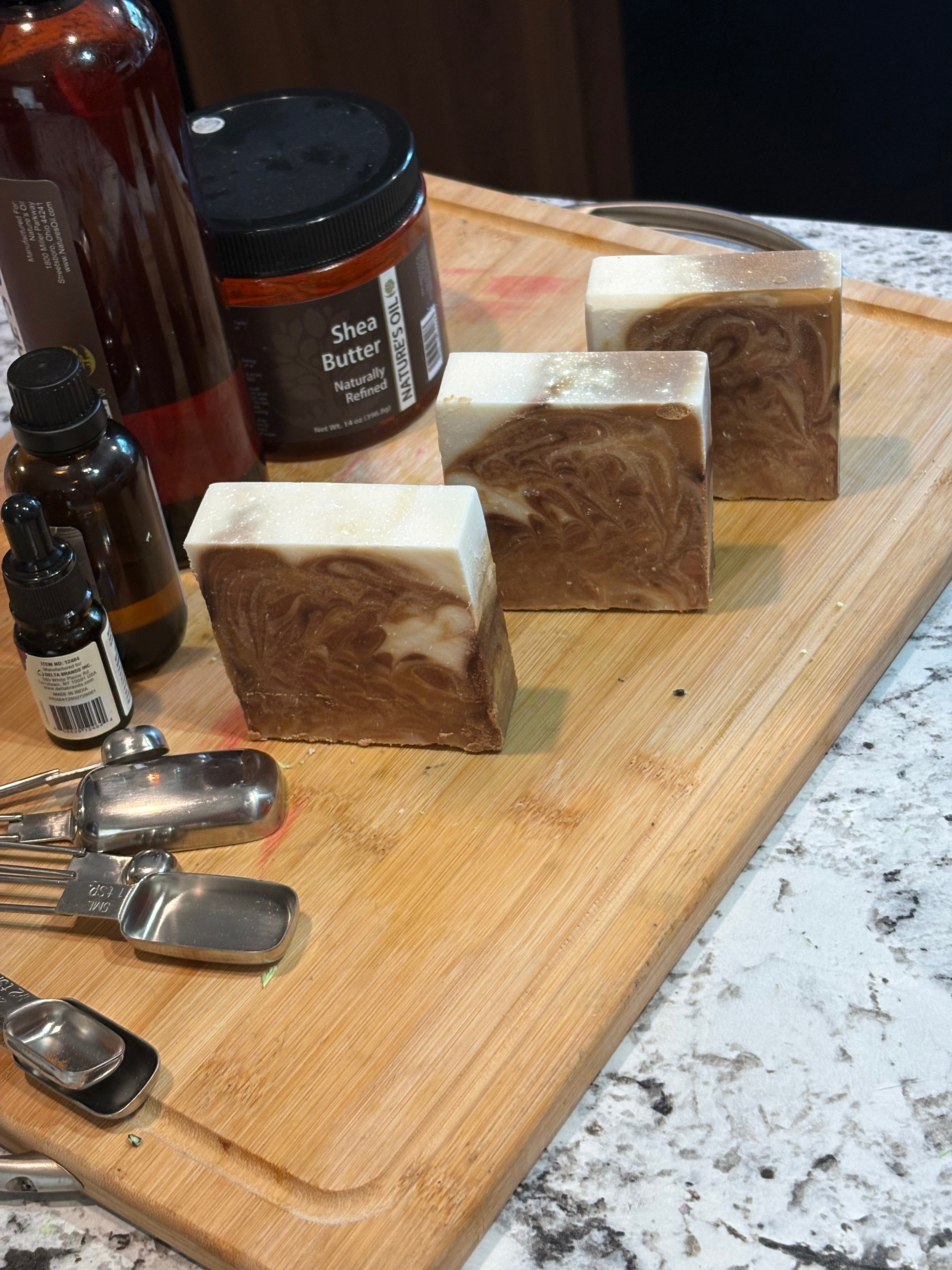 Caramel Cake Walk Artisan Soap Bar | Maple Cream Scent
