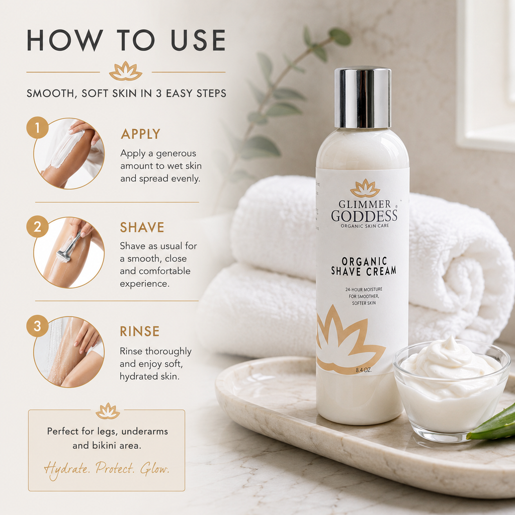Organic Shave Cream for Sensitive Skin – Men & Women