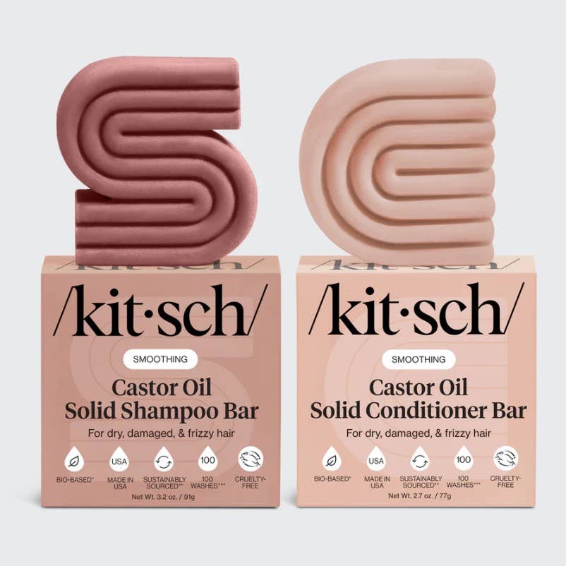 Castor Oil Nourishing Shampoo & Conditioner Bar Combo - Pleasanthill Products