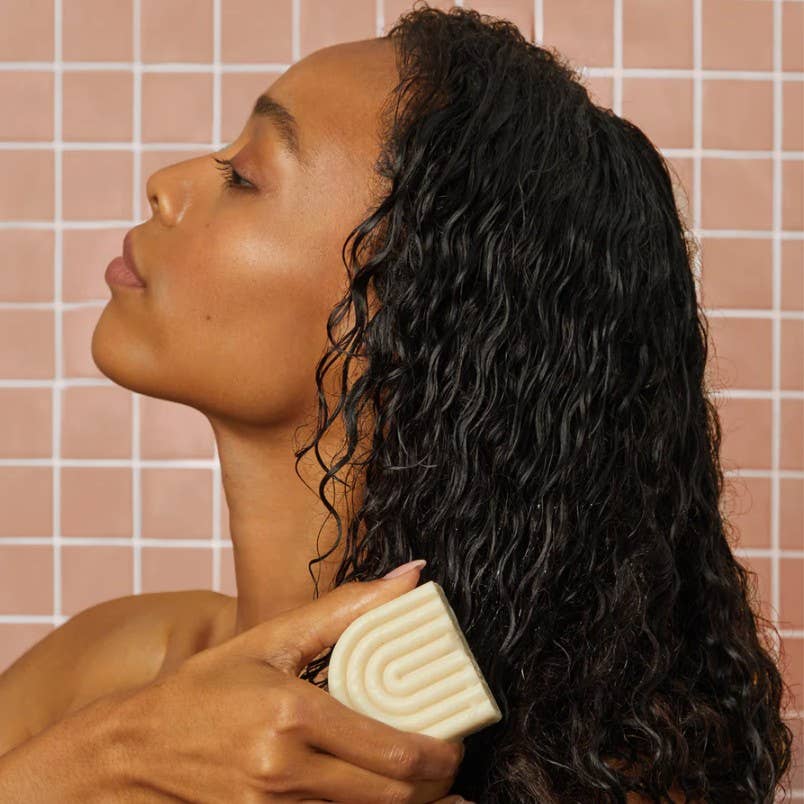 Coconut Oil Shampoo & Conditioner Bar Combo for Dry Damaged Hair - Pleasanthill Products