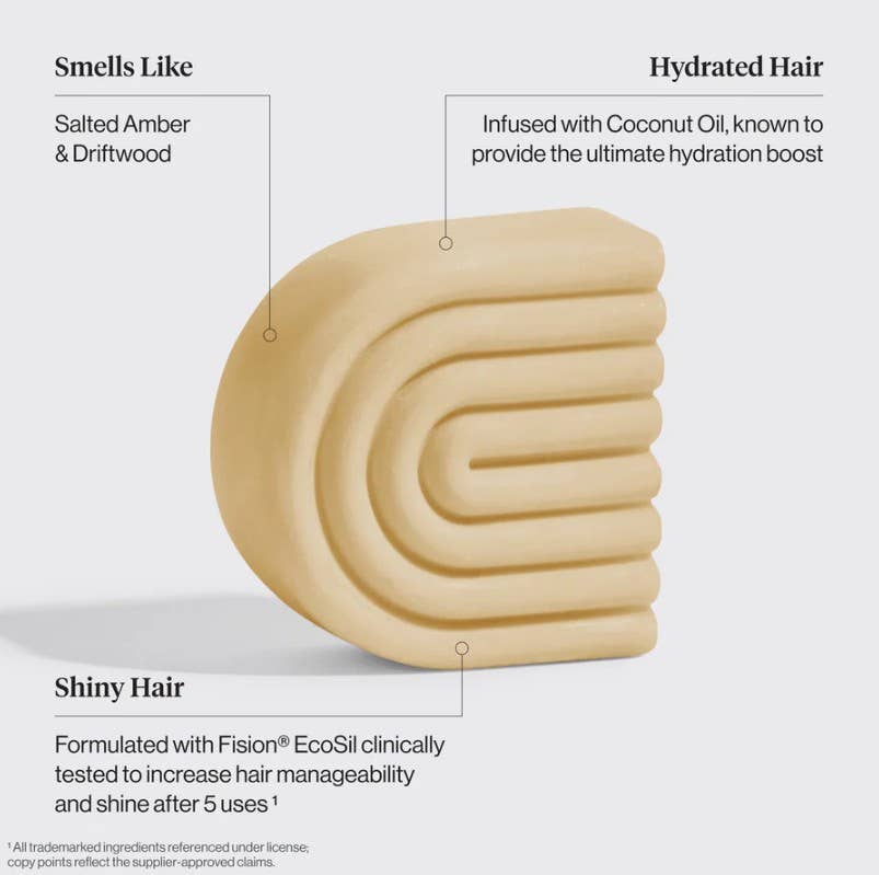 Coconut Oil Shampoo & Conditioner Bar Combo for Dry Damaged Hair - Pleasanthill Products