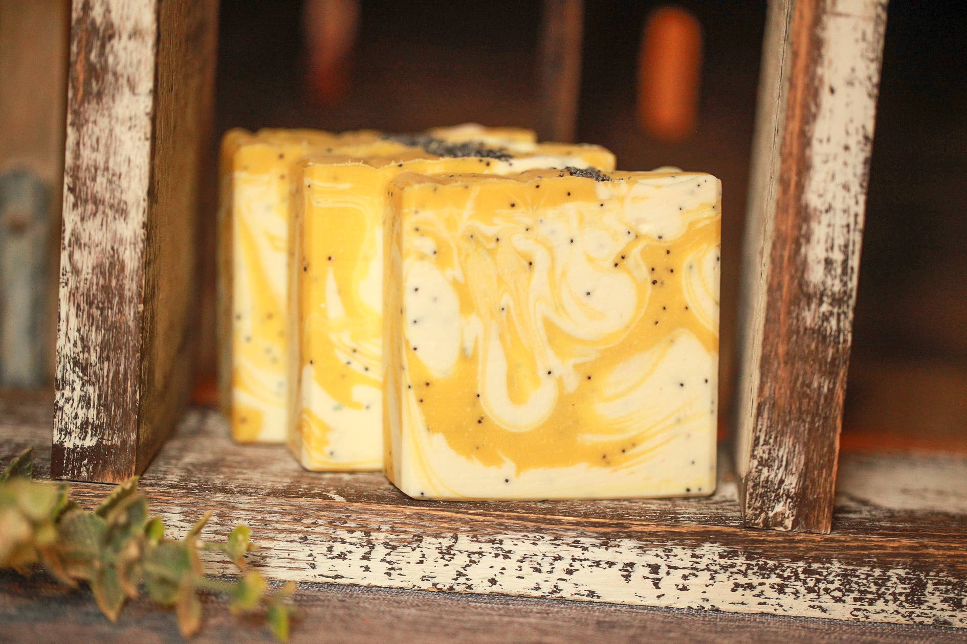 Lemon Poppyseed Artisan Bar Soap, 4.5 oz. - Pleasanthill Products