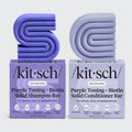 Purple Toning Shampoo & Conditioner Bar Combo for Color-Treated & Grey Hair - Pleasanthill Products