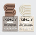Rice Water Shampoo & Conditioner Bar Combo for Hair Growth - Pleasanthill Products