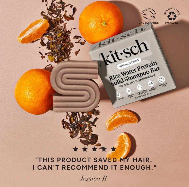 Rice Water Shampoo & Conditioner Bar Combo for Hair Growth - Pleasanthill Products