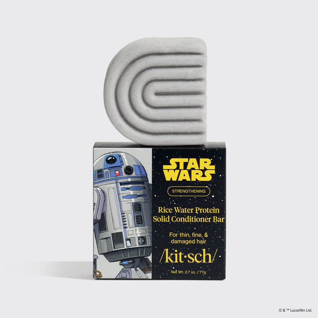 Star Wars™ & Kitsch Rice Water Protein Strengthening Solid Conditioner - R2-D2 - Pleasanthill Products