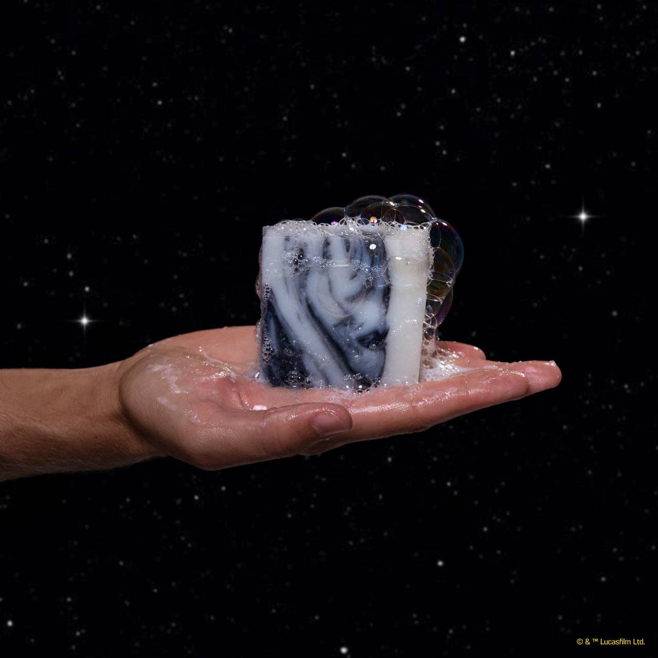 Star Wars™ & Kitsch Shea Butter Moisturizing Solid Body Wash - Stormtrooper Swirl - Pleasanthill Products