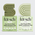 Tea Tree & Mint Clarifying Shampoo & Conditioner Bar Combo - Pleasanthill Products