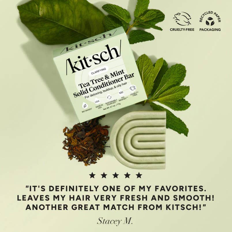 Tea Tree & Mint Clarifying Shampoo & Conditioner Bar Combo - Pleasanthill Products